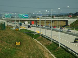 D0 고속도로 남서부 구간의 Cholupice 구간