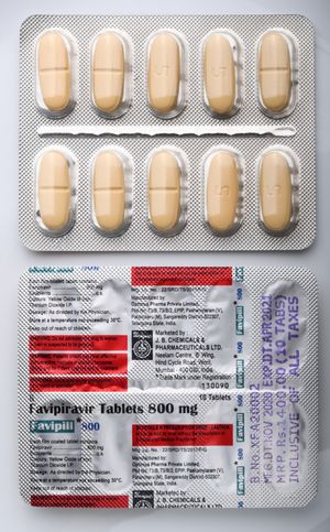 인도산 파비피라비르 800 mg 정제