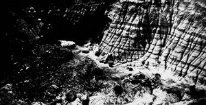 1916년에 바다에서 잃어버린 표본 중 하나가 있던 채석장