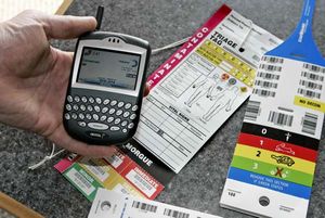 여러 트리아지 시스템에서 사용되는 다양한 형태의 트리아지 태그