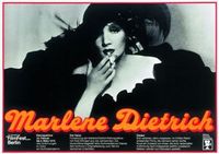 1978년 회고전 포스터, 마를렌 디트리히