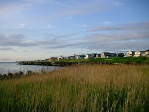 하구의 마을, 데시오정 시가지