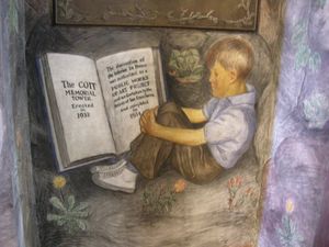 레이 보인턴의 프레스코 동물력과 기계력의 세부 사항, 공공 사업 예술 프로젝트에 대한 기여를 표시