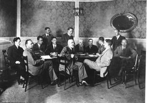 1927년 빈에서 열린 옥시덴탈(인테르링구에) 언어 사용자들의 모임.