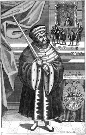 작센의 요한 초상화(17세기)