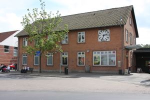 미델파르트 기차역의 거리 모습.