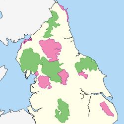 잉글랜드 북부의 국립 공원 및 AONB