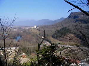 라 바르 성에서 본 전망