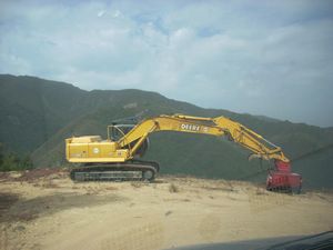 재커 화재 현장의 씹는 기계