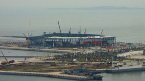 바쿠 크리스털 홀 공사 중 (2012년 1월)