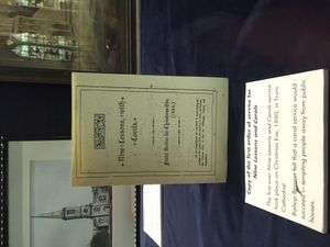 1880년 트루로 대성당에서 열린 첫 아홉 개의 독서와 캐럴 순서지