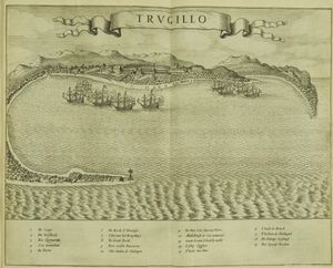 17세기 네덜란드 트루히요 지도