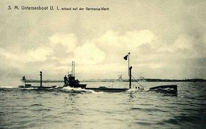 U-1은 1906년 Kaiserliche Marine의 첫 번째 취역 잠수함이 되었다.