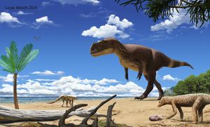 가장 초기의 케라토사우루스류 중 하나인 살트리오베나토르와 환경