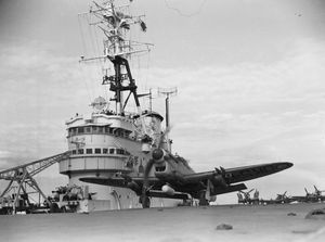 1947년 호주 해역에 있던 항공모함 HMS 테세우스