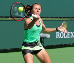 2017년 인디언 웰스 오픈에서의 베크