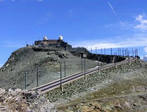 고르너그라트역과 쿨름 호텔