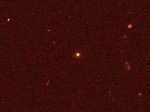 Swift J1644+57의 허블 우주 망원경 광학 이미지