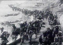 후종난의 군대가 옌안으로 진격