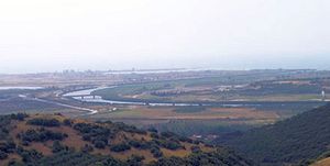 그리스 해안 근처의 풍경