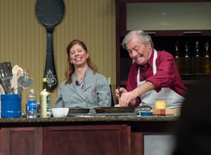 2012년 패뷸러스 푸드 쇼에서 클로딘과 자크 페팽