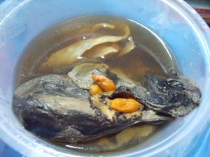 싱가포르 부킷 바토크에서 판매되는 오골계탕