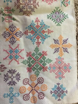 카수티 자수의 모티프