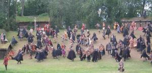 성 올라브 드라마는 스클레스타드 전투를 묘사한다.