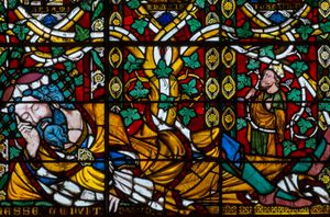 14세기 슈루즈버리 성 마리아 교회의 '이새 창'