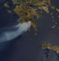 Rapidfire – 8월 24일 촬영된 산불에 대한 NASA 이미지