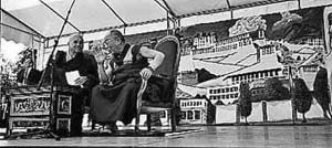 2000년 마티외 리카르와 달라이 라마