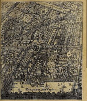 엥겔베르트 켐퍼(1651–1716)가 그린 이스파한 다울라트하네 지도