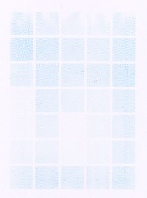 인쇄된 이미지의 다양한 샘플