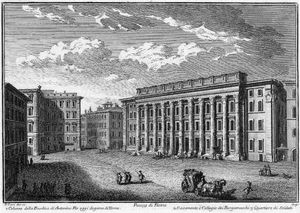 주세페 바시의 신전 그림, c. 1750