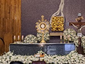 필리핀 마닐라 산타 크루즈 성당의 성시간