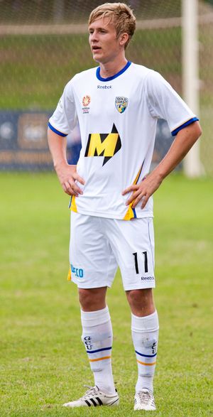 2010년 골드코스트 유나이티드 시절의 핼러런