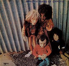 영국 트랙 레코드에서 발매한 Band of Gypsys 오리지널 앨범 커버(앞면)