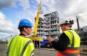 Chemrec의 파일럿 시설에 있는 바이오DME 합성 타워