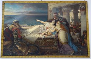 요제프 스탈라르트의 디도의 죽음 (1872년경), 캔버스에 유채 - 50주년 기념 박물관 - 벨기에 브뤼셀