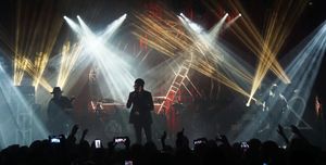 2017년 12월 영국 맨체스터에서 공연하는 HIM