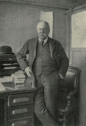 1902년 이전 자택 서재에 있는 하우얼스