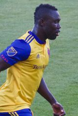 보아텡이 2017년 콜로라도 래피즈에서 훈련하고 있다.