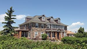 콜로라도주 골든의 석조 주택