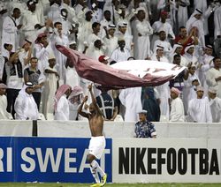 ACL 2011 결승 진출을 기뻐하는 하산