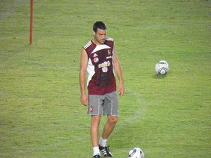 2011년 베네수엘라 대표팀 훈련 중인 투녜스