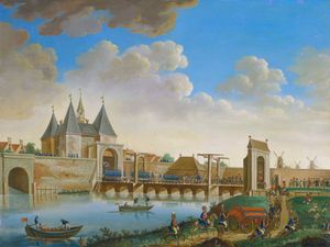 1787년 암스테르담에 입성하는 프러시아군