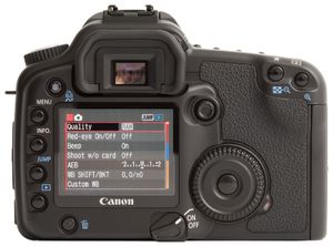 캐논 EOS 30D 카메라 후면