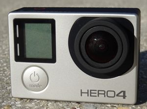 GoPro Hero 4 Silver Edition.
