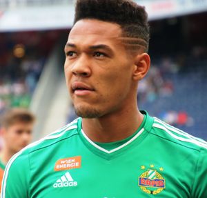 2017년 라피트 빈에서 뛰고 있는 조엘린통