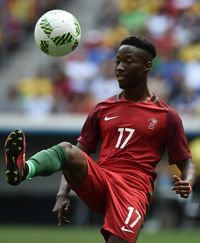 2016년 하계 올림픽 포르투갈 국가대표로 출전한 마네